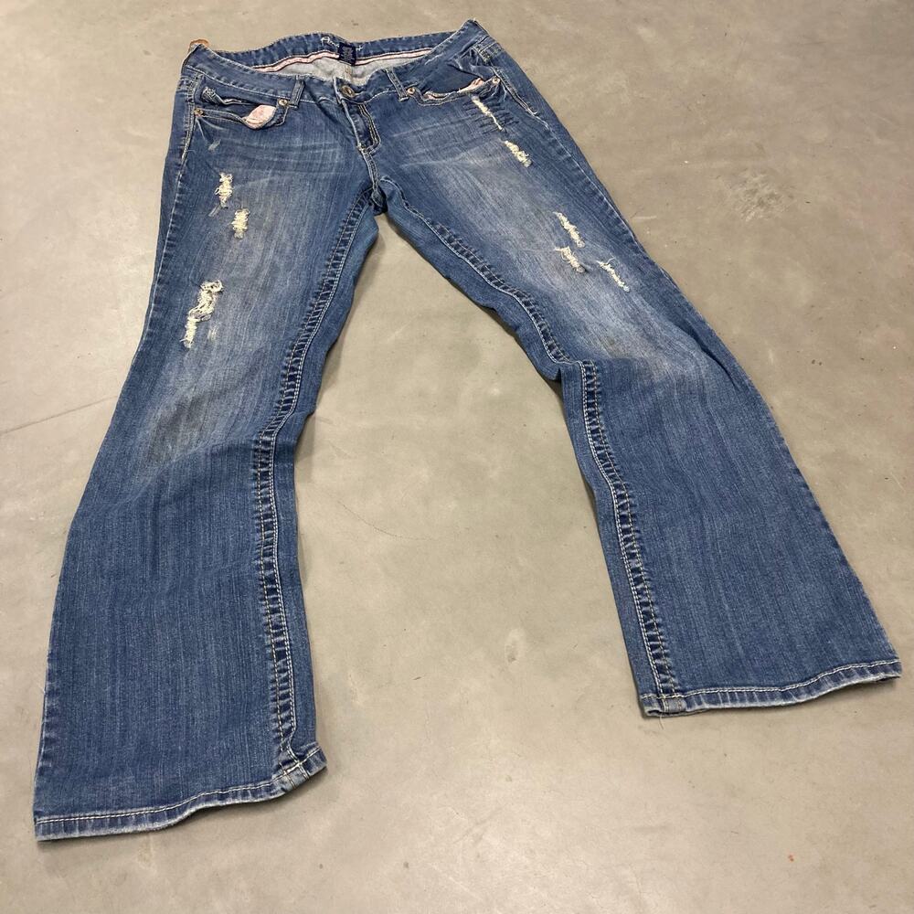 y2k low rise amethyst bootcut Jeans 34x31